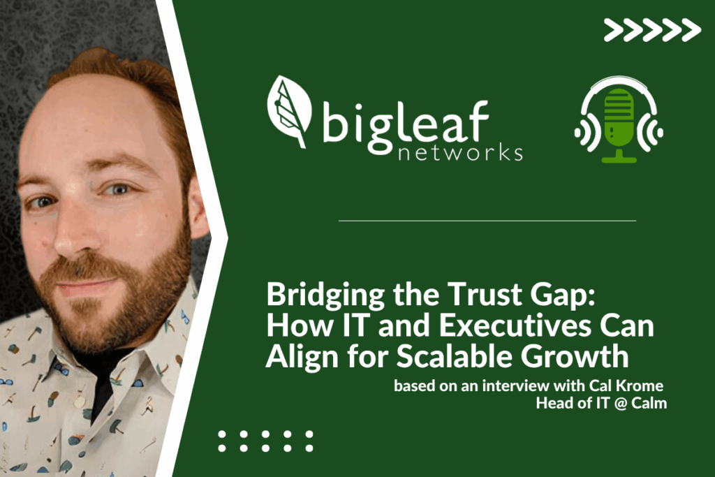 Cal Krome, Head of IT at Calm, executive alignment in IT, Episode 15