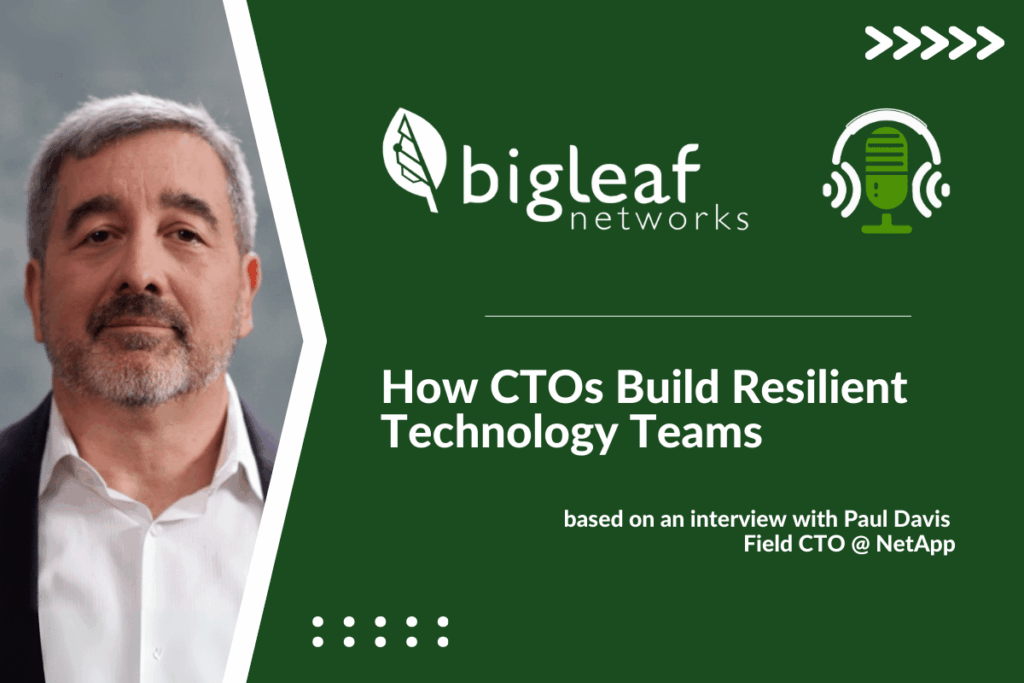 Paul Davis, Field CTO at NetApp, discussing redefining failure in technology teams on the Go Beyond the Connection podcast