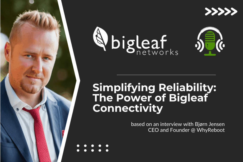 Bjørn Jensen discussing service excellence and network reliability